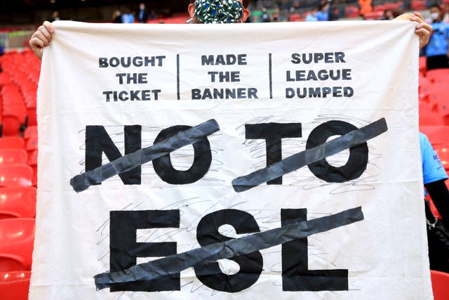 European football remains united in its opposition to a breakaway Super League, UEFA has said (Adam Davy/PA)