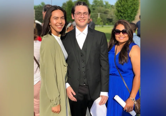 <p>Sara Mann, (left) 21, her brother Kai Mann, 18, and their mother Sommaly Mann, 48, were shot and killed in their home in La Plata, Maryland on 4 November</p>
