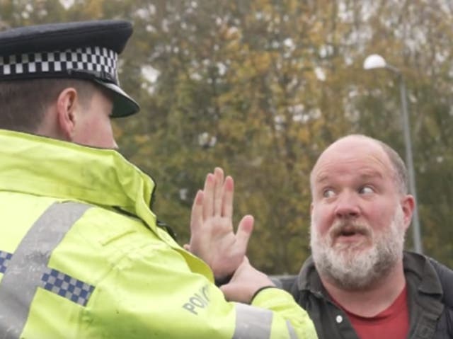 <p>Tom Bowles was arrested at a Just Stop Oil protest on the M25 </p>