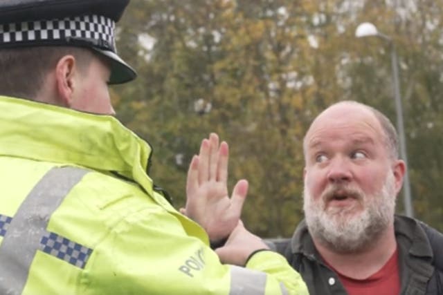 <p>Tom Bowles was arrested at a Just Stop Oil protest on the M25 </p>