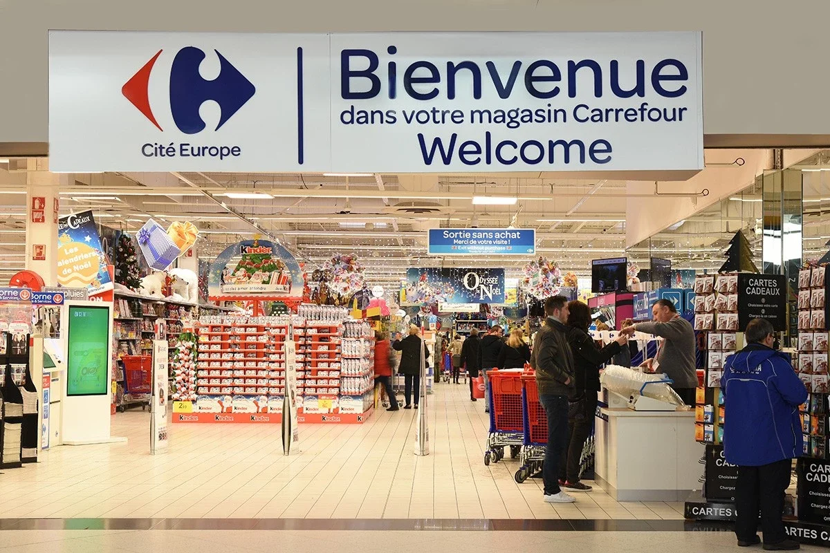 The promised land: cheap wine awaits at the Carrefour Cité Europe