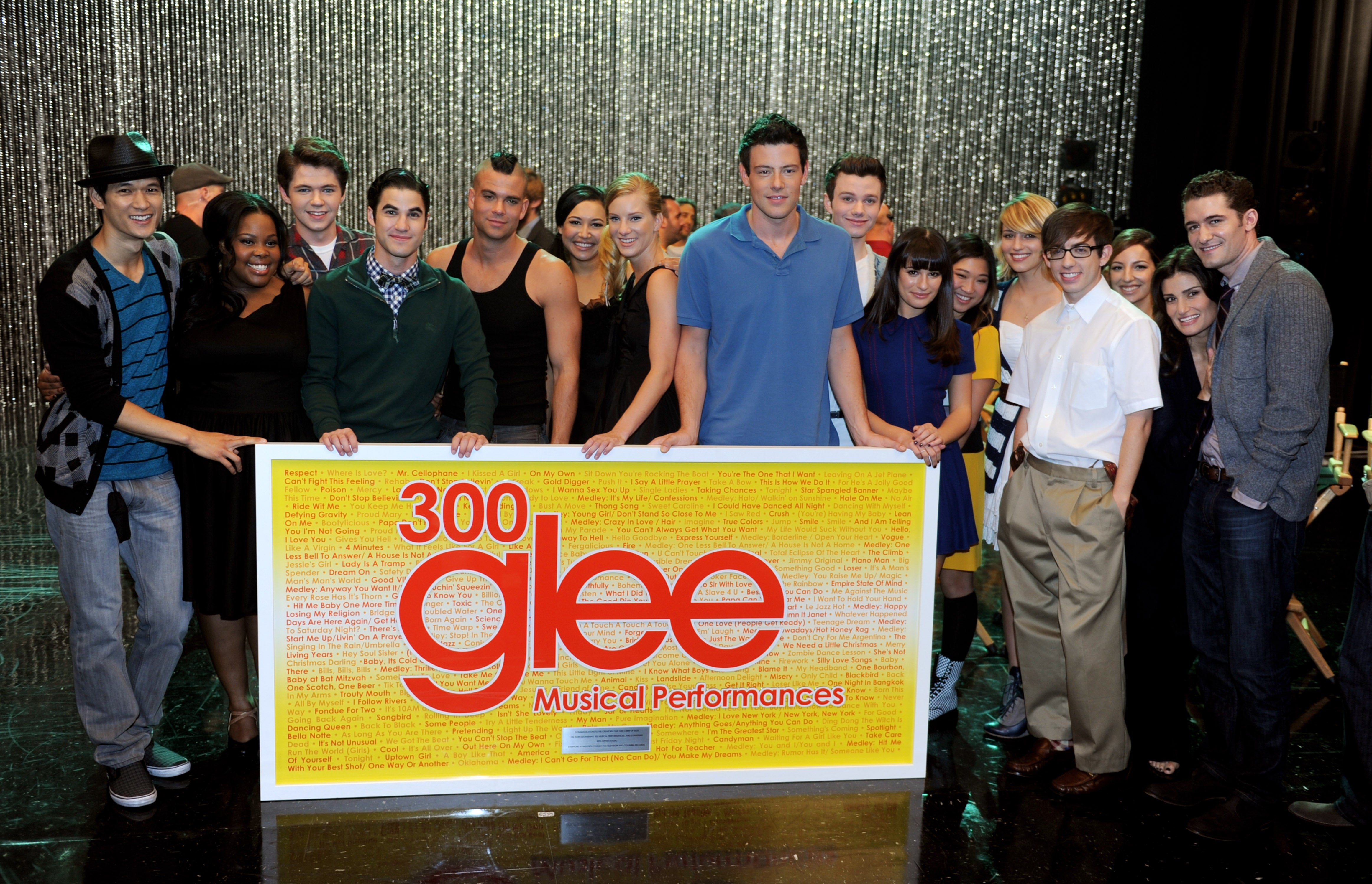 The cast of ‘Glee’ in 2011