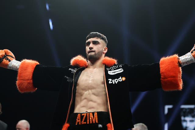 <p>The unbeaten Adam Azim is looking to become boxing’s youngest active world champion </p>