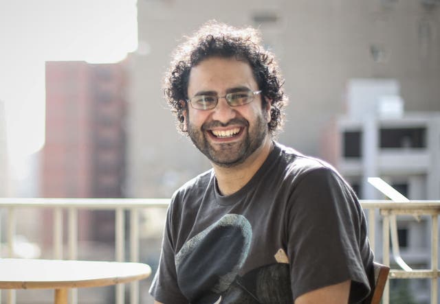 <p>UN investigators have ruled that Alaa Abd el-Fattah is being held illegally</p>