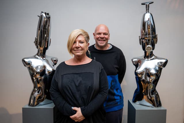 Chef Tom Kerridge ‘super proud’ of wife’s ability to make ‘uncompromising art’ (Aaron Chown/PA)