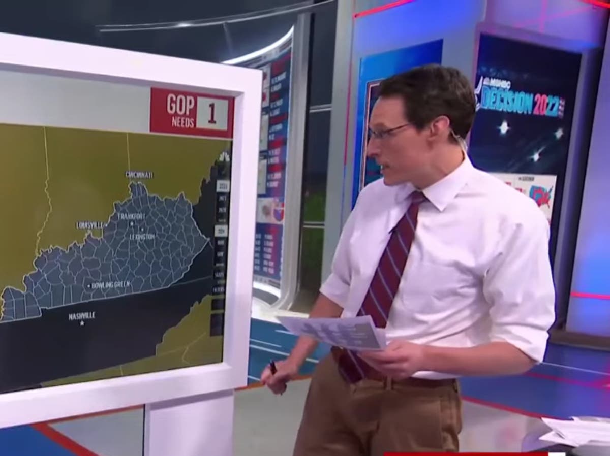 Video shows MSNBC&rsquo;s Steve Kornacki stunned by Florida results