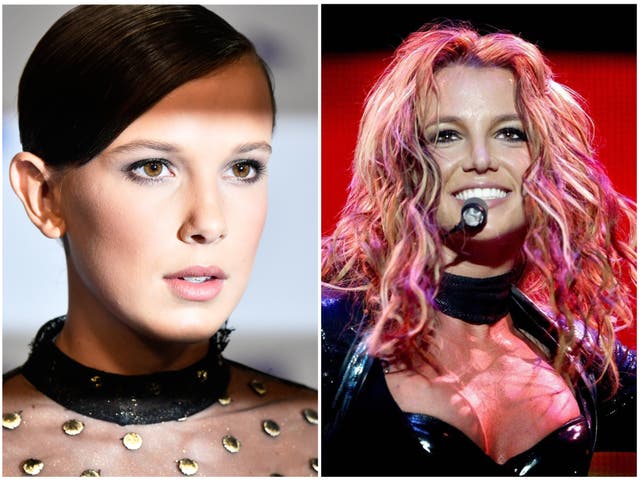 Britney Spears appears unimpressed with Millie Bobby Brown's bid to play  her in biopic