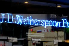 Wetherspoon sees sales come under pressure