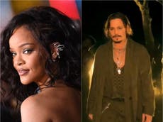  Rihanna Savage x Fenty - latest: Johnny Depp makes controversial appearance in fashion show