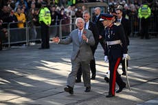 ‘Egg thrown at King Charles’ during visit to York as man detained by police