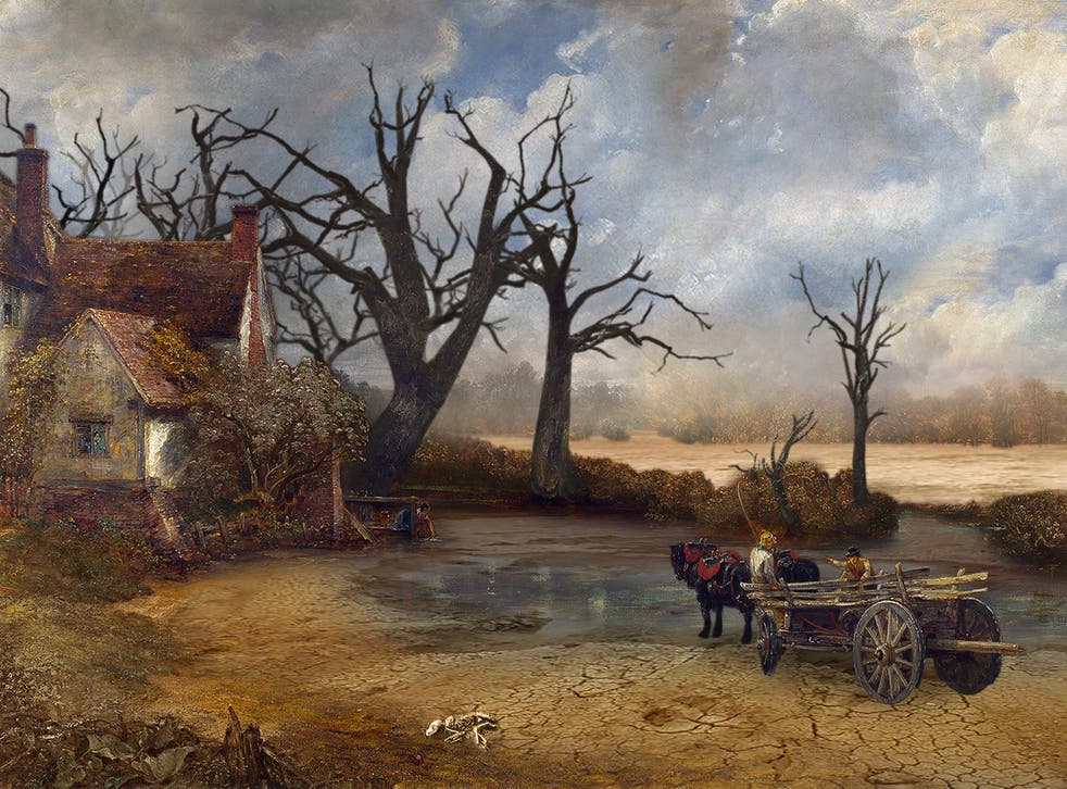 Classic paintings by Constable and Millais reimagined to depict climate ...