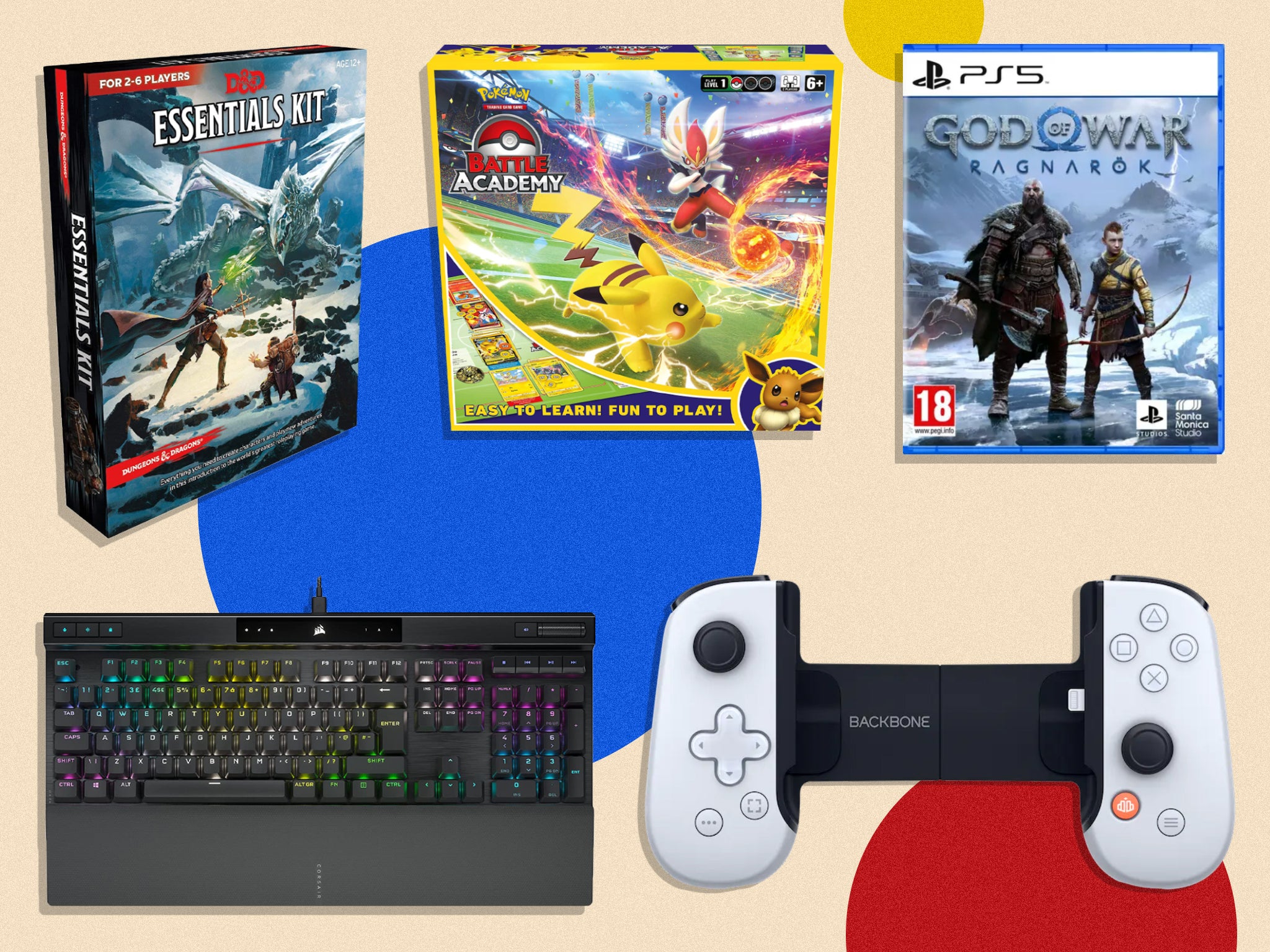From keyboards to mobile phone gaming, we’ve broken down our top buys for the festive season