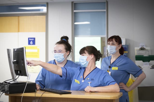 Nurses across the UK have voted to strike over pay (Jane Barlow/PA)
