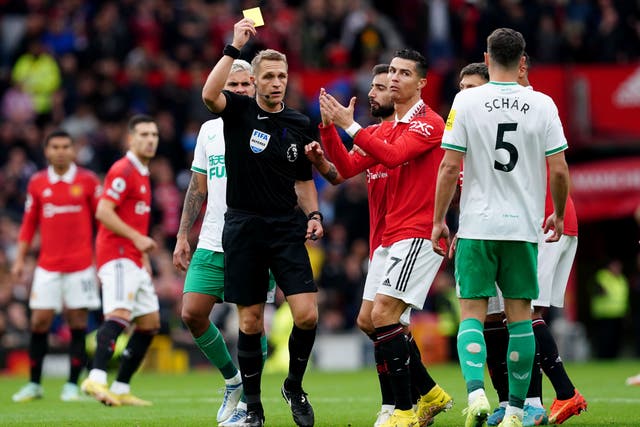 Manchester United have been hit by an FA fine (Martin Rickett/PA)