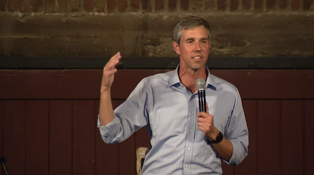 <p>Democratic candidate Beto O’Rourke delivers a concession speech to his supporters after losing to Republican Greg Abbott, who will serve a third four-year term in the Texas governor’s office</p>