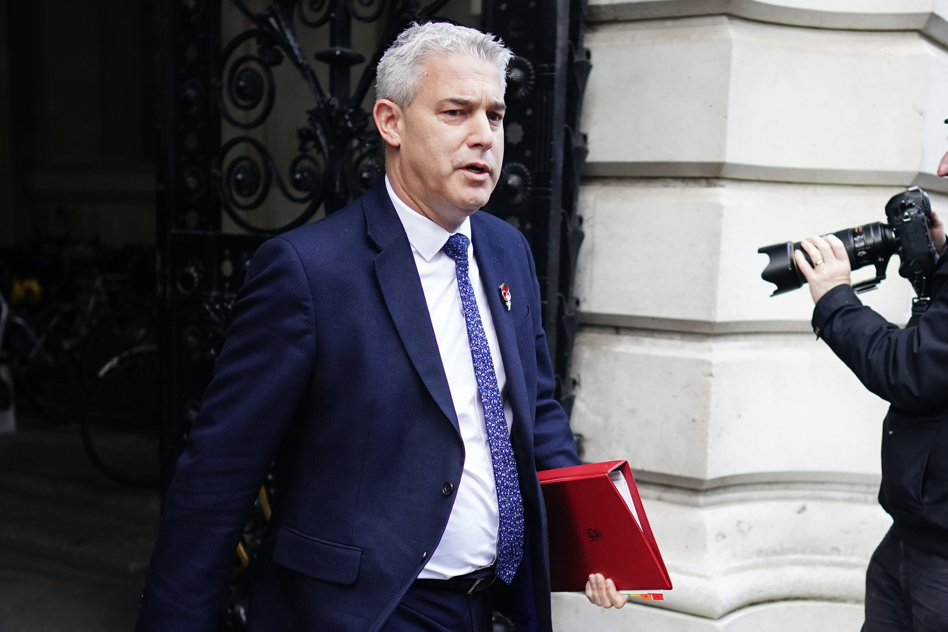 Health Secretary Steve Barclay said that trade union demands were not ‘reasonable or affordable’ (Aaron Chown/PA)