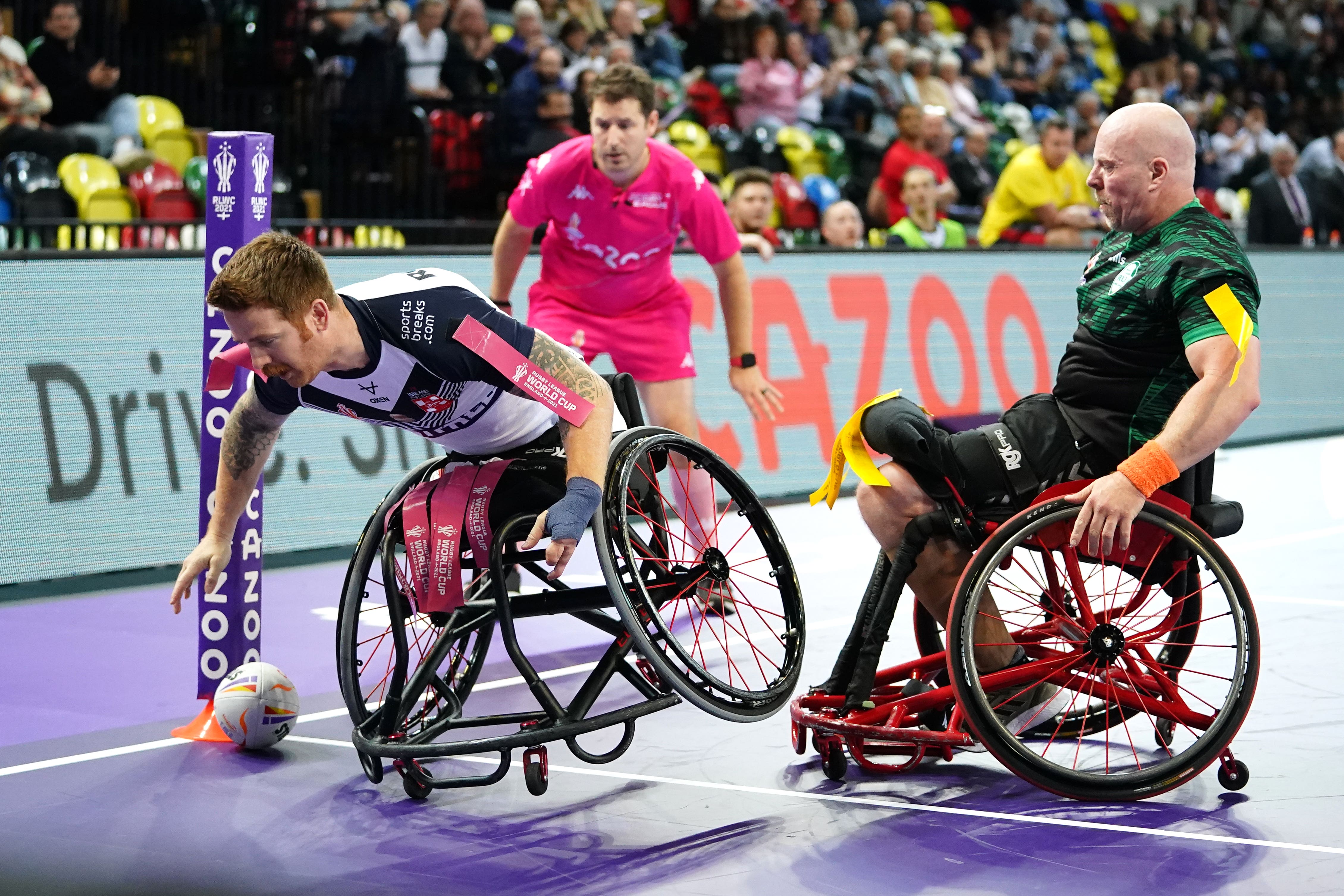 England are through to the semi-finals of the men’s wheelchair tournament