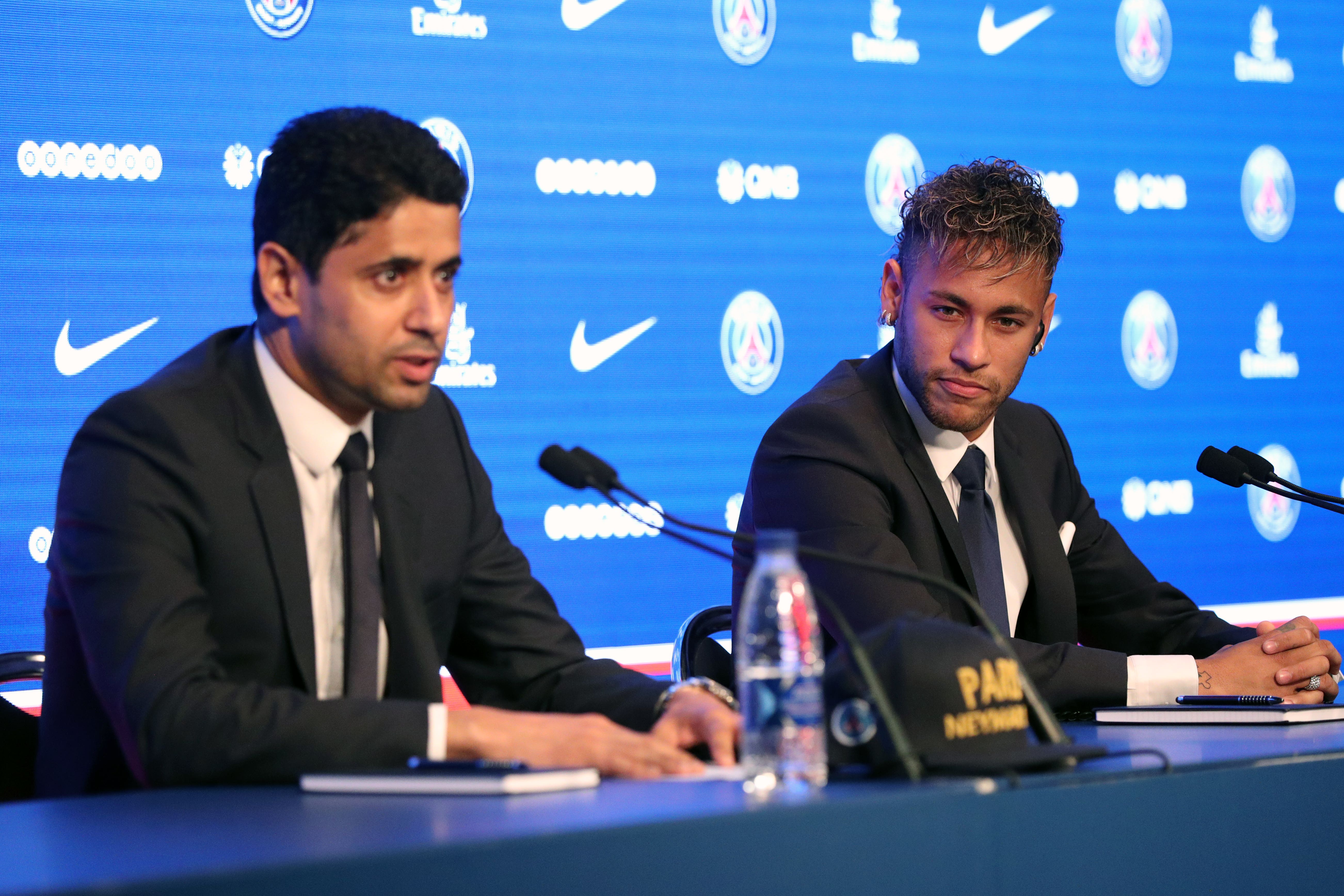 Nasser Al Khelaifi feels European Super League backers are attempting to ‘rewrite history with PR presentations and PowerPoints’ (Jonathan Brady/PA)