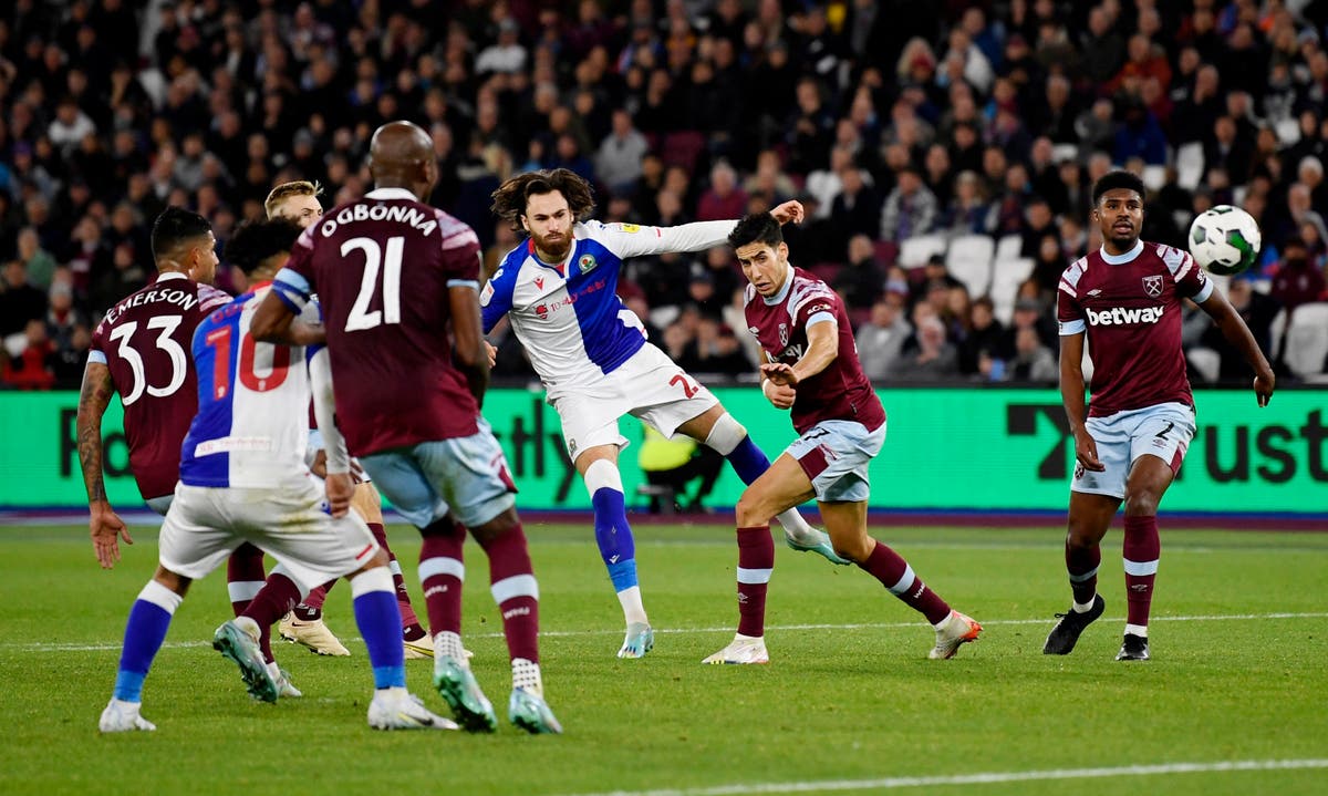 West Ham United vs Blackburn Rovers LIVE League Cup result, final