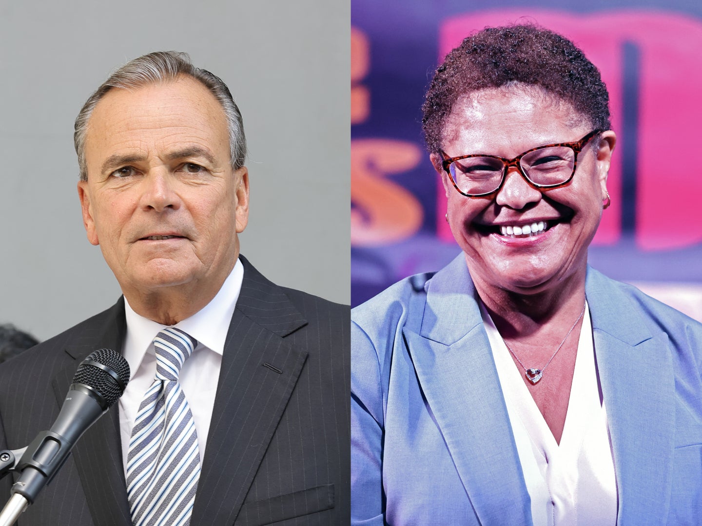 Karen Bass projected to beat billionaire Rick Caruso to become