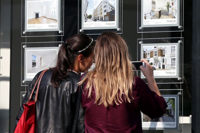 House prices ground to a halt in October after more than two years of growth, according to surveyors (Yui Mok/PA)