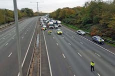 Just Stop Oil protesters target M25 for fourth day