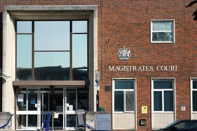 Lisa Garner appeared at Portsmouth Magistrates’ Court in connection with the attack involving a Doberman dog (Andrew Matthews/PA)