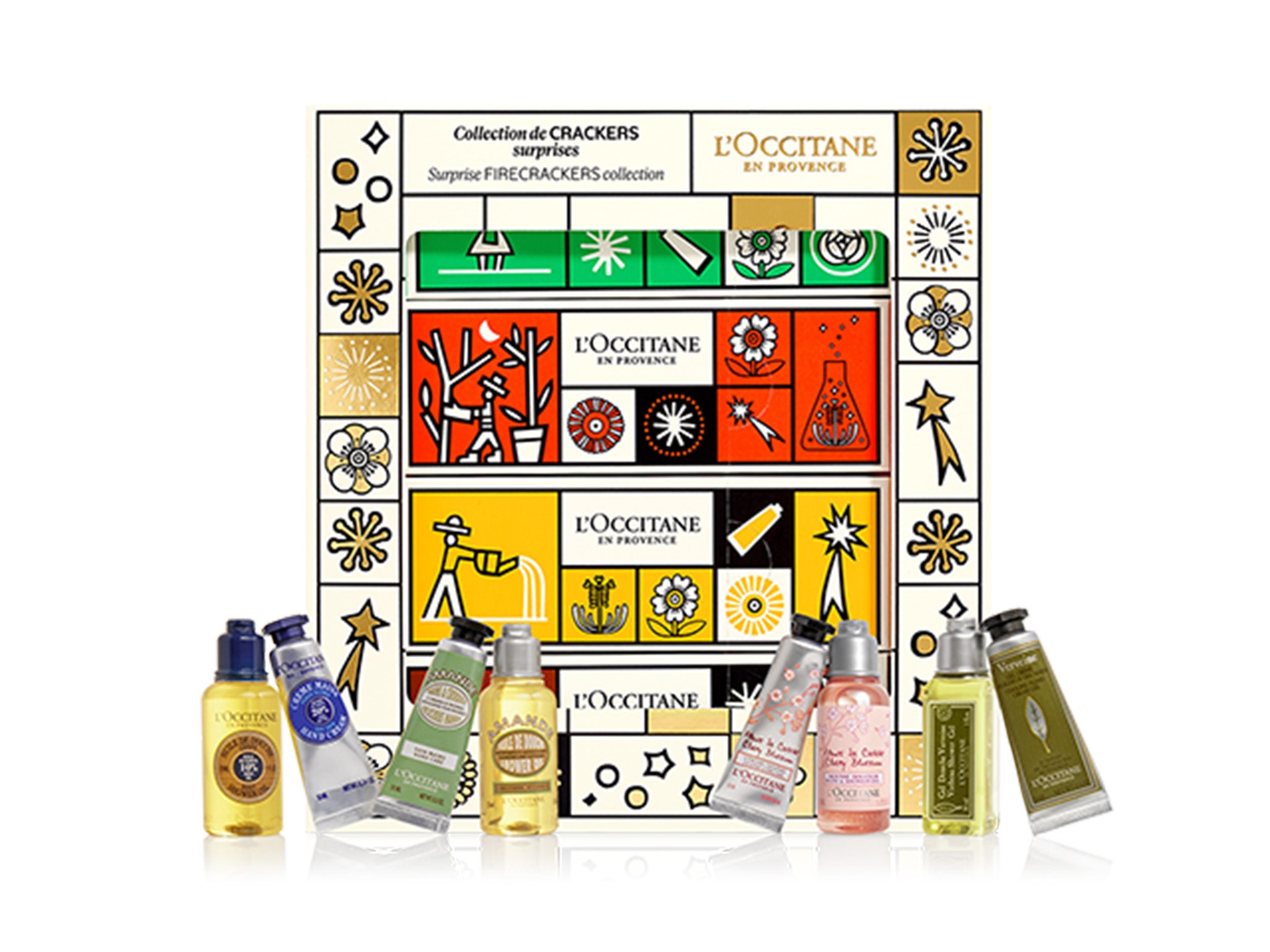 L’Occitane festive crackers collection, box of four 