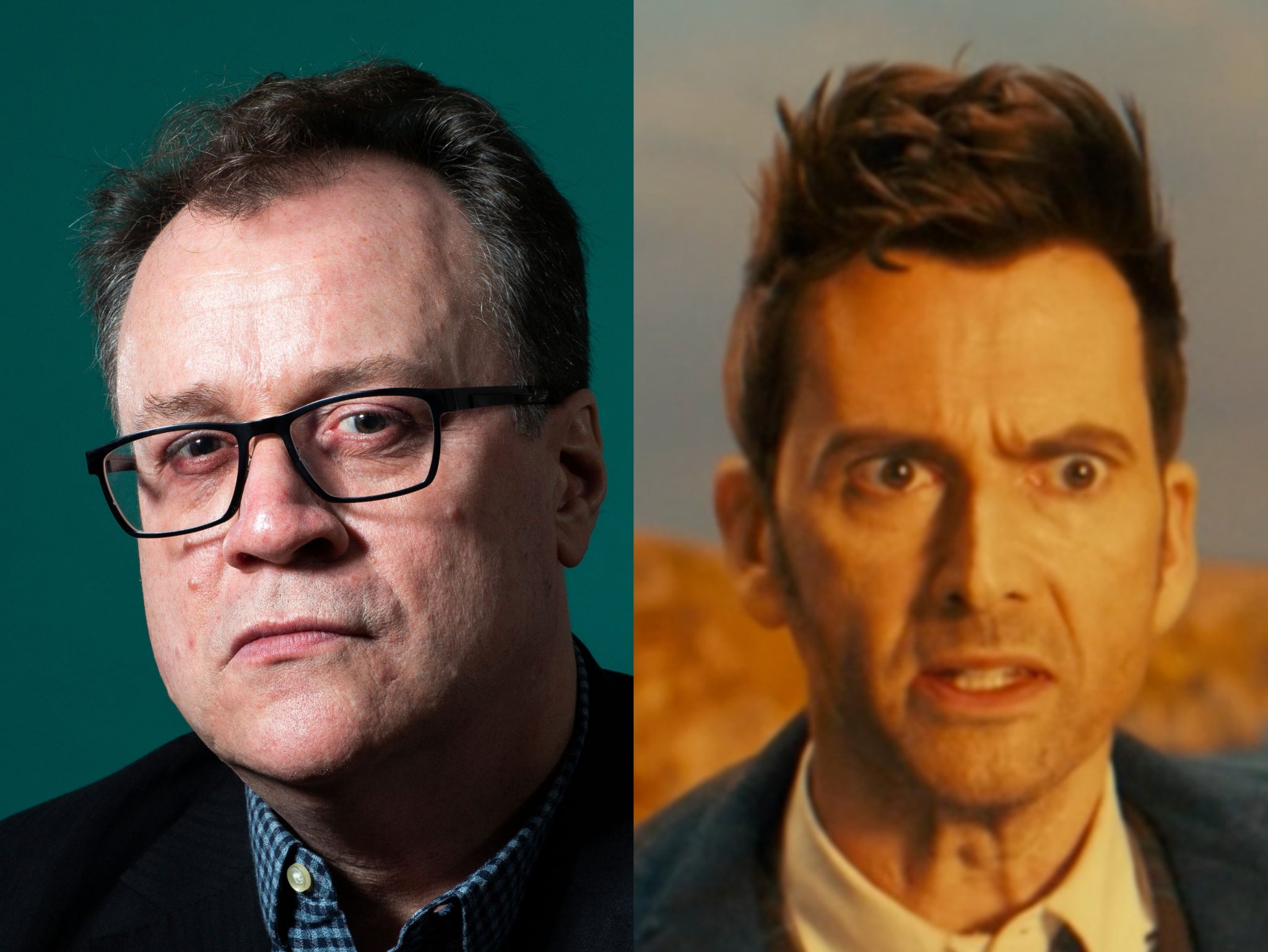 Russell T Davies and David Tennant