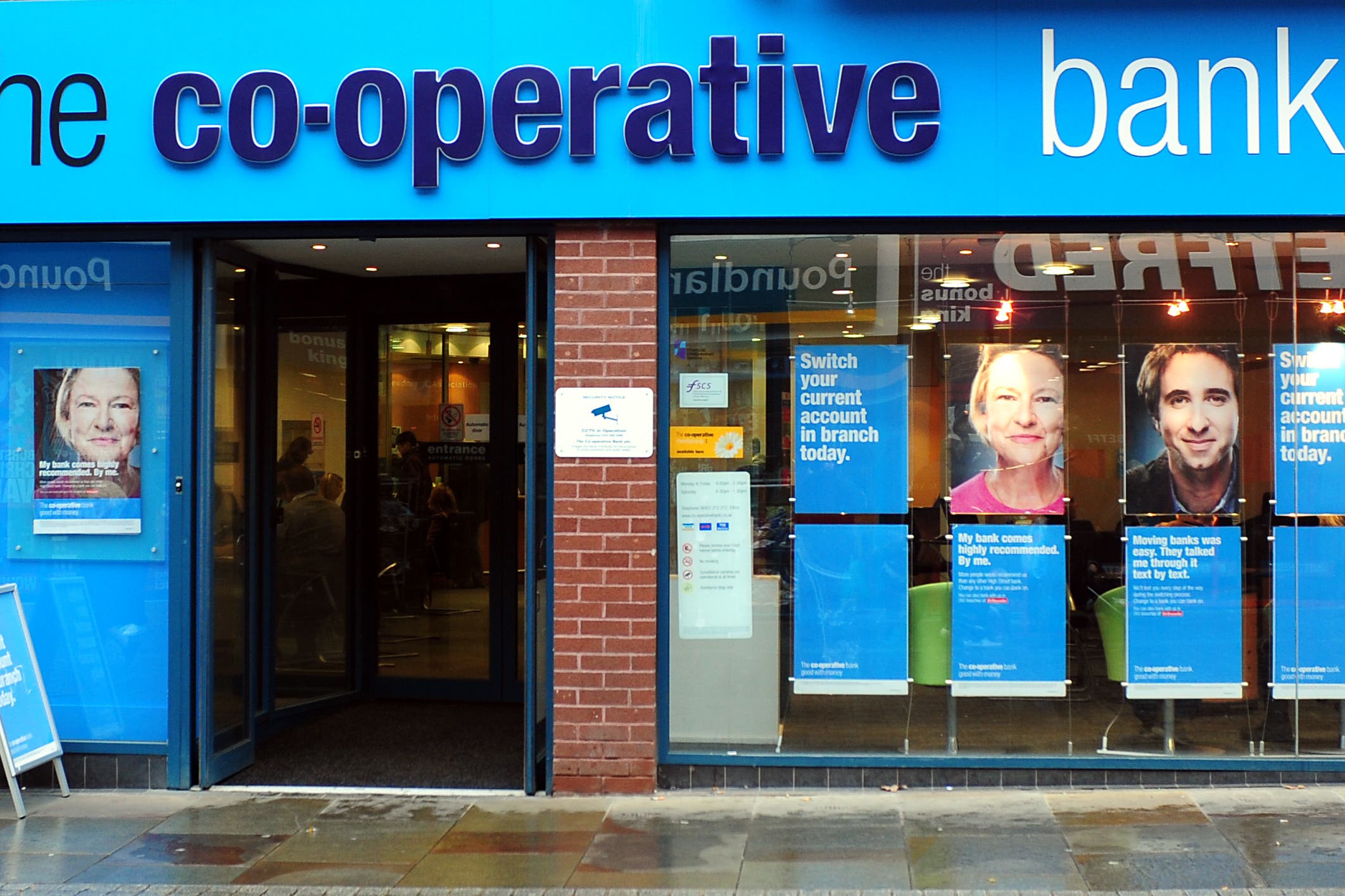 Higher interest rates helped push up the Co-operative Bank income by 40% (Rui Vieira/ PA)