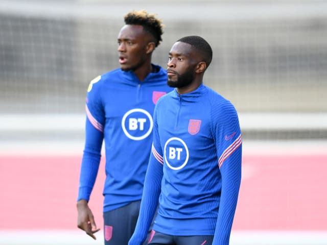 <p>Tammy Abraham and Fikayo Tomori have been left out </p>