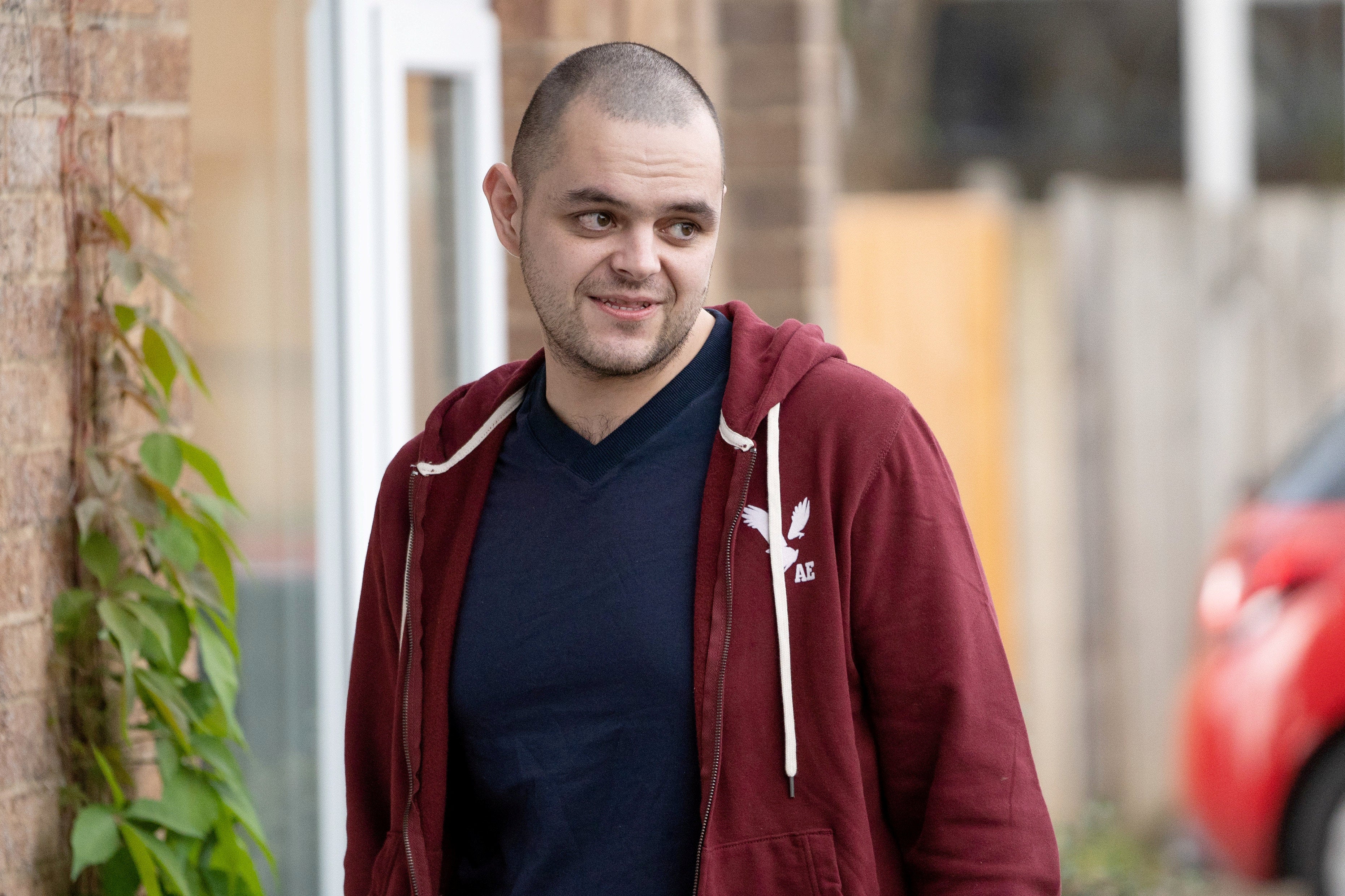 Aslin returns to his home in Newark on 22 September