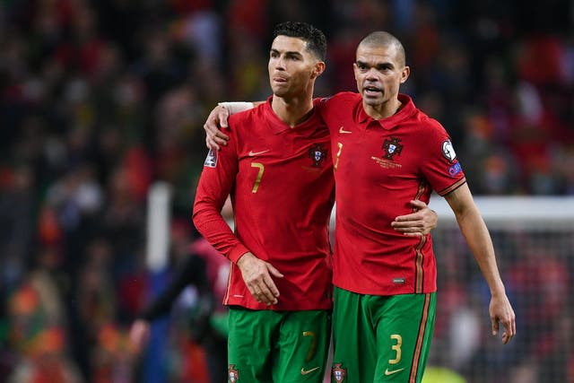 <p>Cristiano Ronaldo and Pepe will play at the World Cup at the age of 37 and 39 respectively  </p>