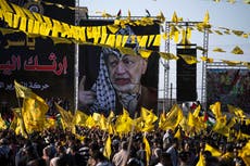 Palestinians join huge Fatah rally in Gaza Strip amid rift