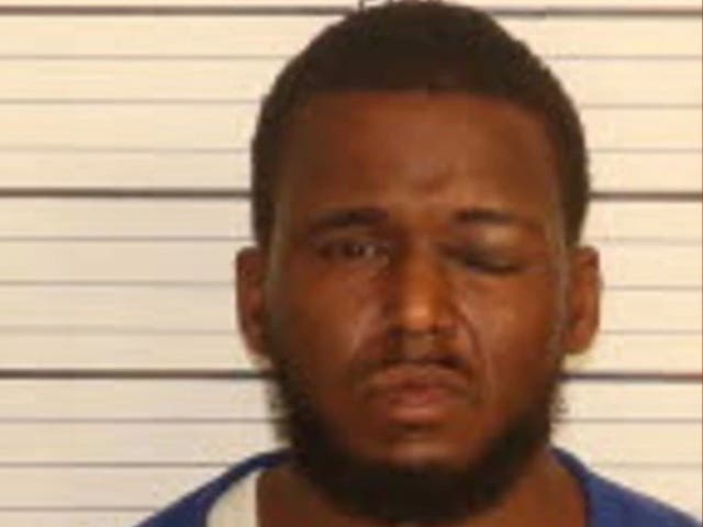 <p>Dontrell Hanes, 43, was charged with kidnapping and assaulting a woman over a lottery ticket in Cordova, Tennessee</p>