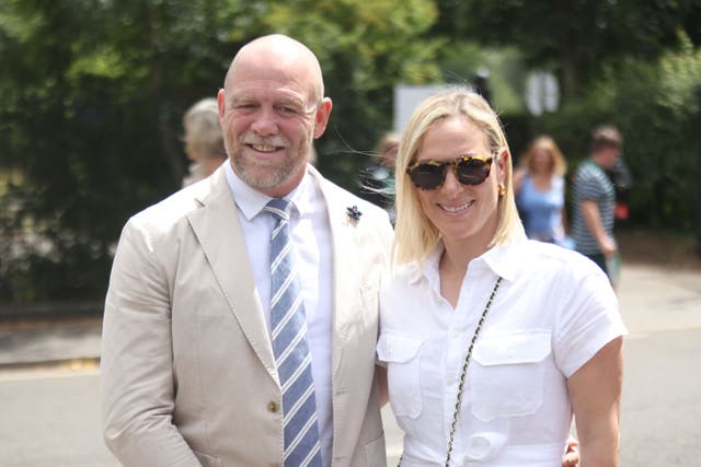 <p>Zara Phillips and Mike Tindall (PA)</p>