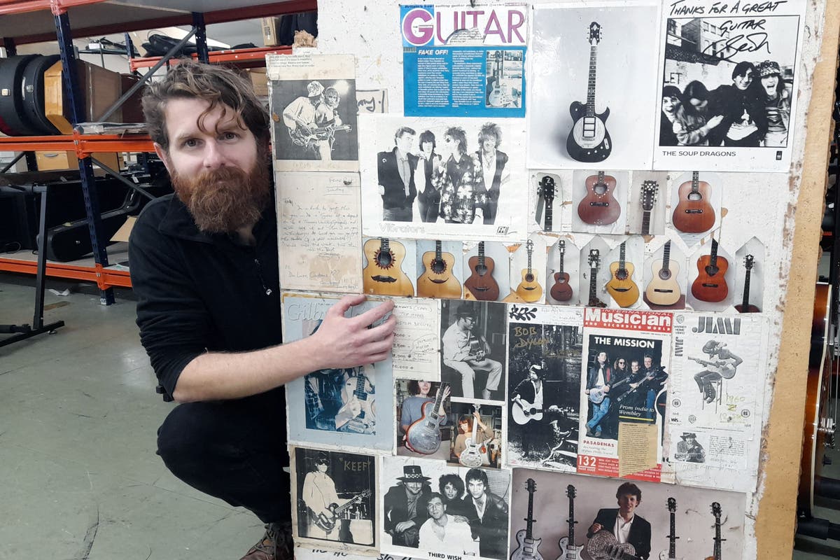 Garage contents that spawned rock&rsquo;s greatest guitars are auctioned