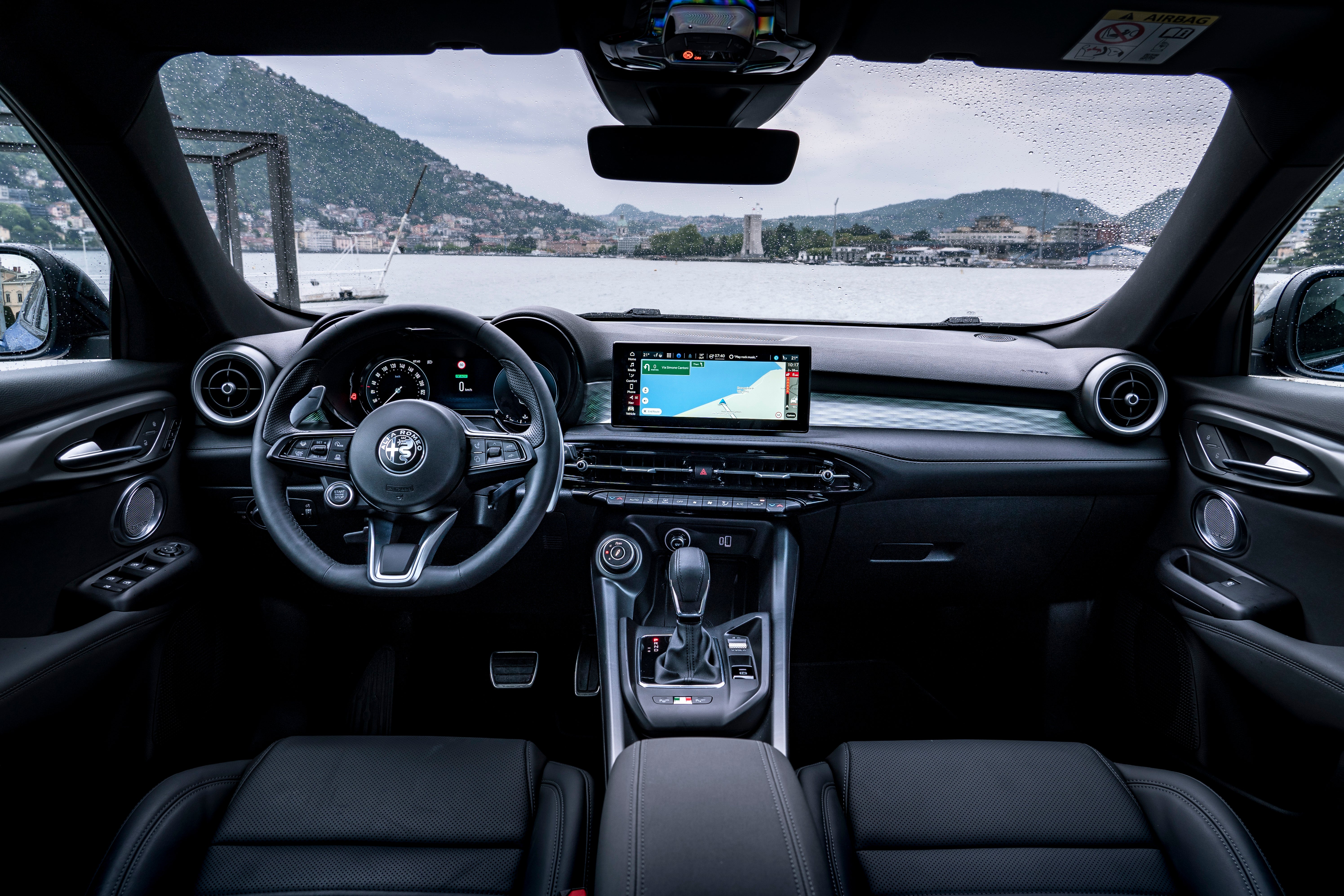 Where the Alfa scores highly is the interior ambience
