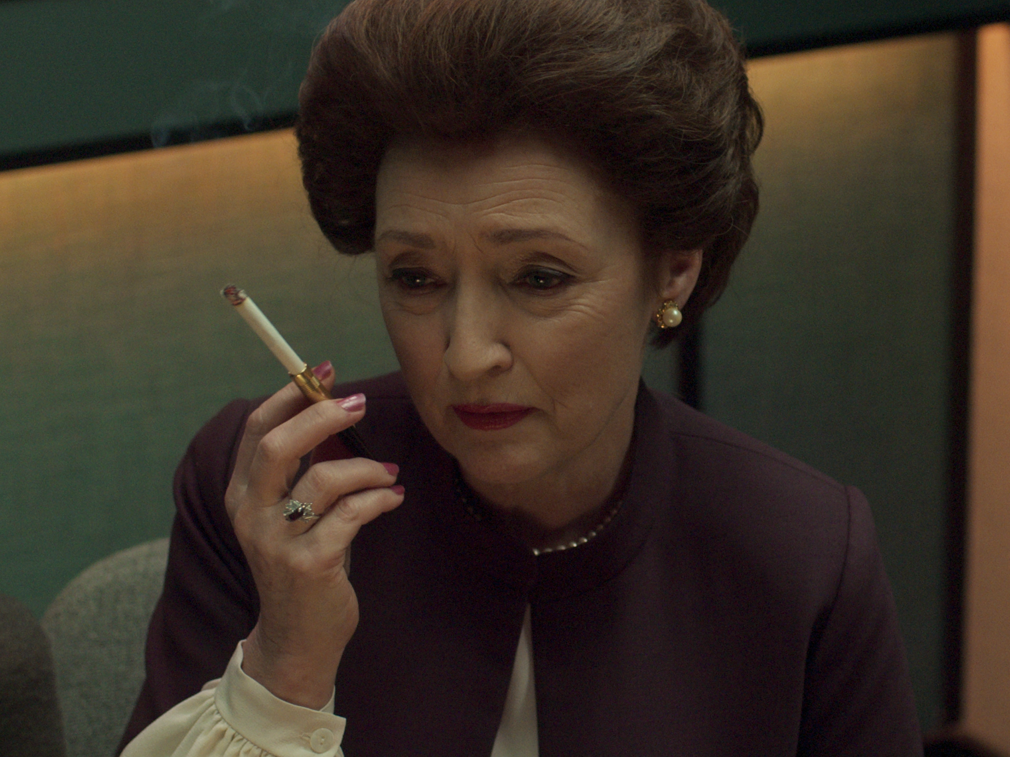 Lesley Manville as Princess Margaret in ‘The Crown’