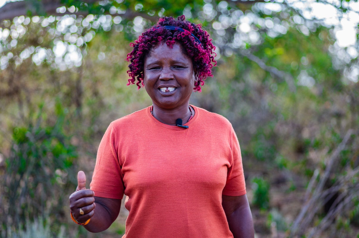 Jeniffer, 61, who was forced to marry at the age of 13, has been the driving force to influence women and girls in Tangulbei, to continue with education and resist child marriages