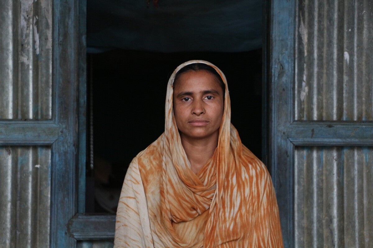 Aseda, 34, in northeastern Bangladesh, lives with her three sons and husband, who is the only earning member of the family