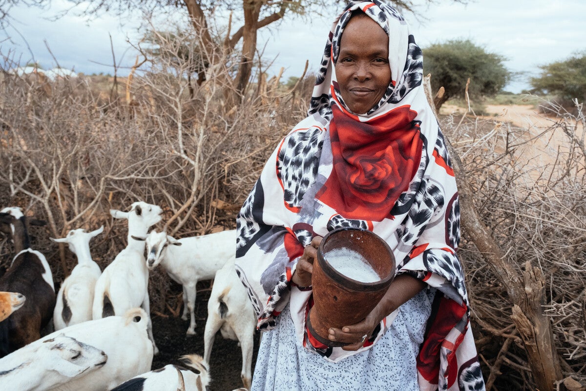 Deeqa in Togdheer Region: “It’s the women who do everything when it comes to livestock. It is women who feed the livestock, who trade the livestock and clean their fleece.”