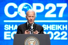 Frustrations over ‘empty promises’ as activists say Cop27 is slow to deliver action