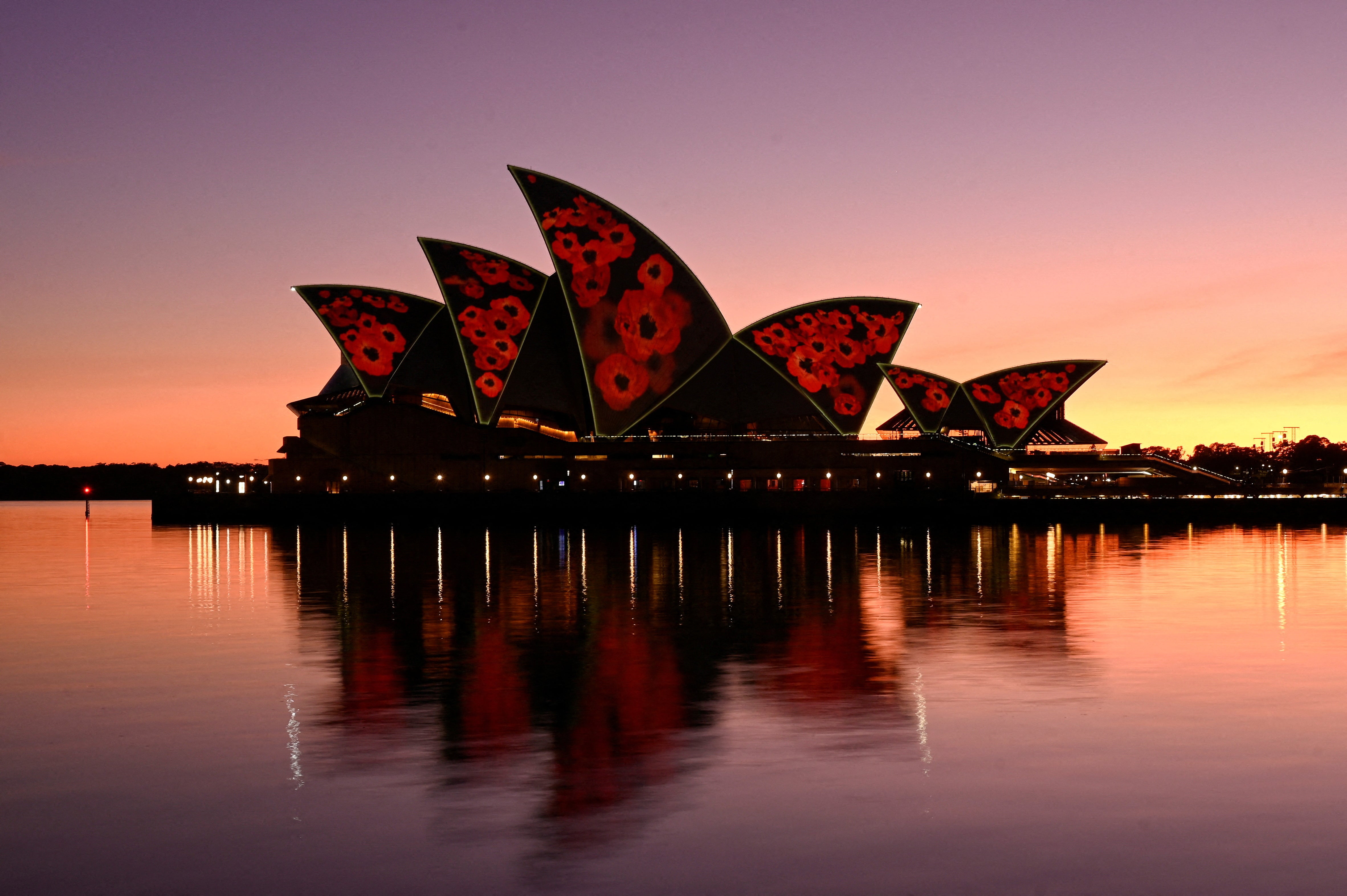 Sydney Opera House is often illuminated to celebate or mark events