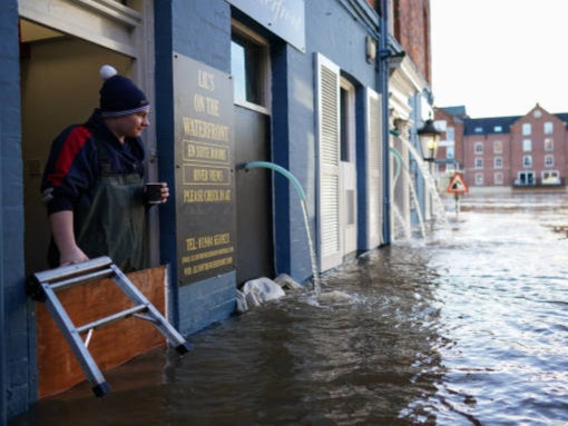 Flooding in Yorkshire last year