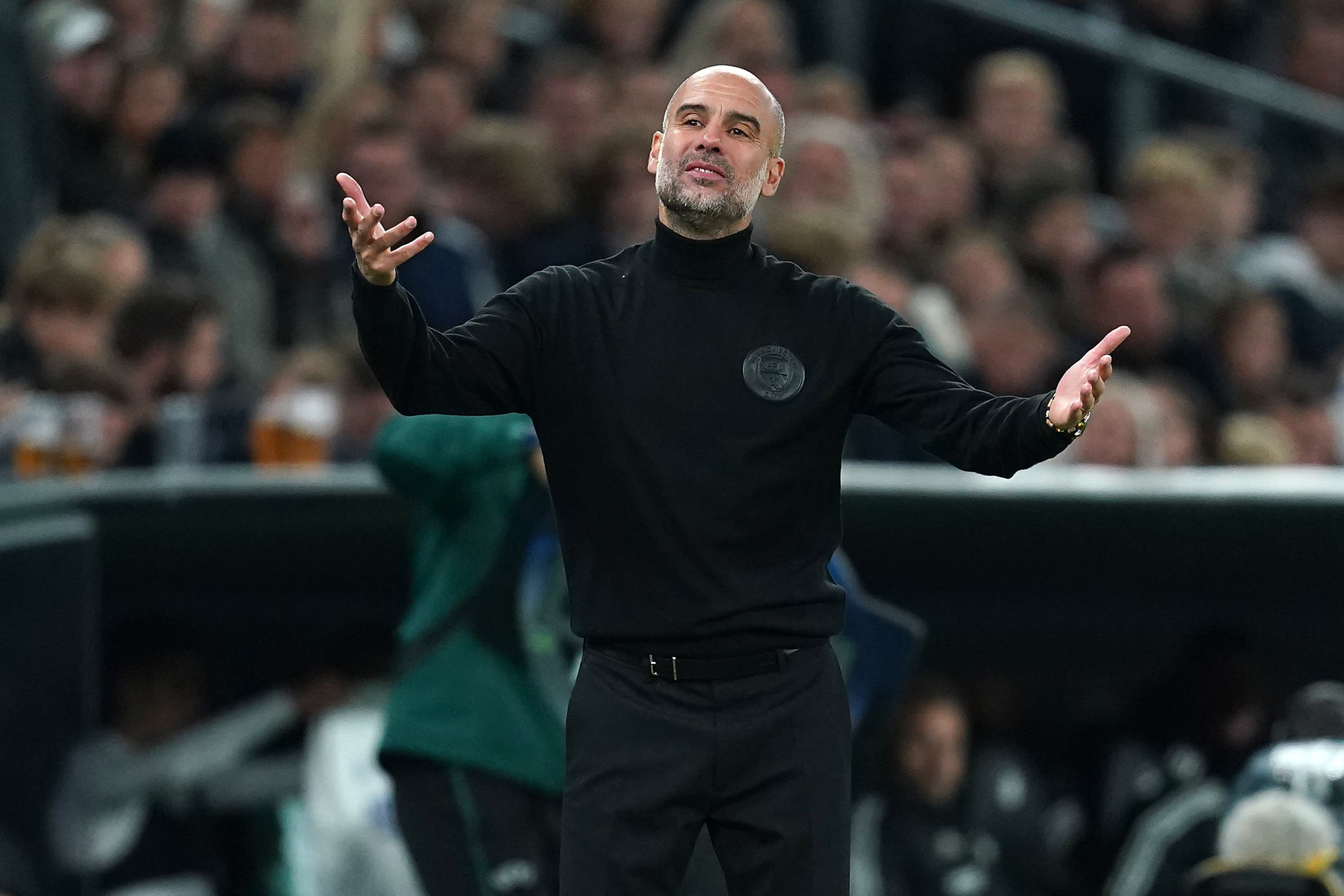 Pep Guardiola feels fortunate to enjoy strong backing at Manchester City (Nick Potts/PA)