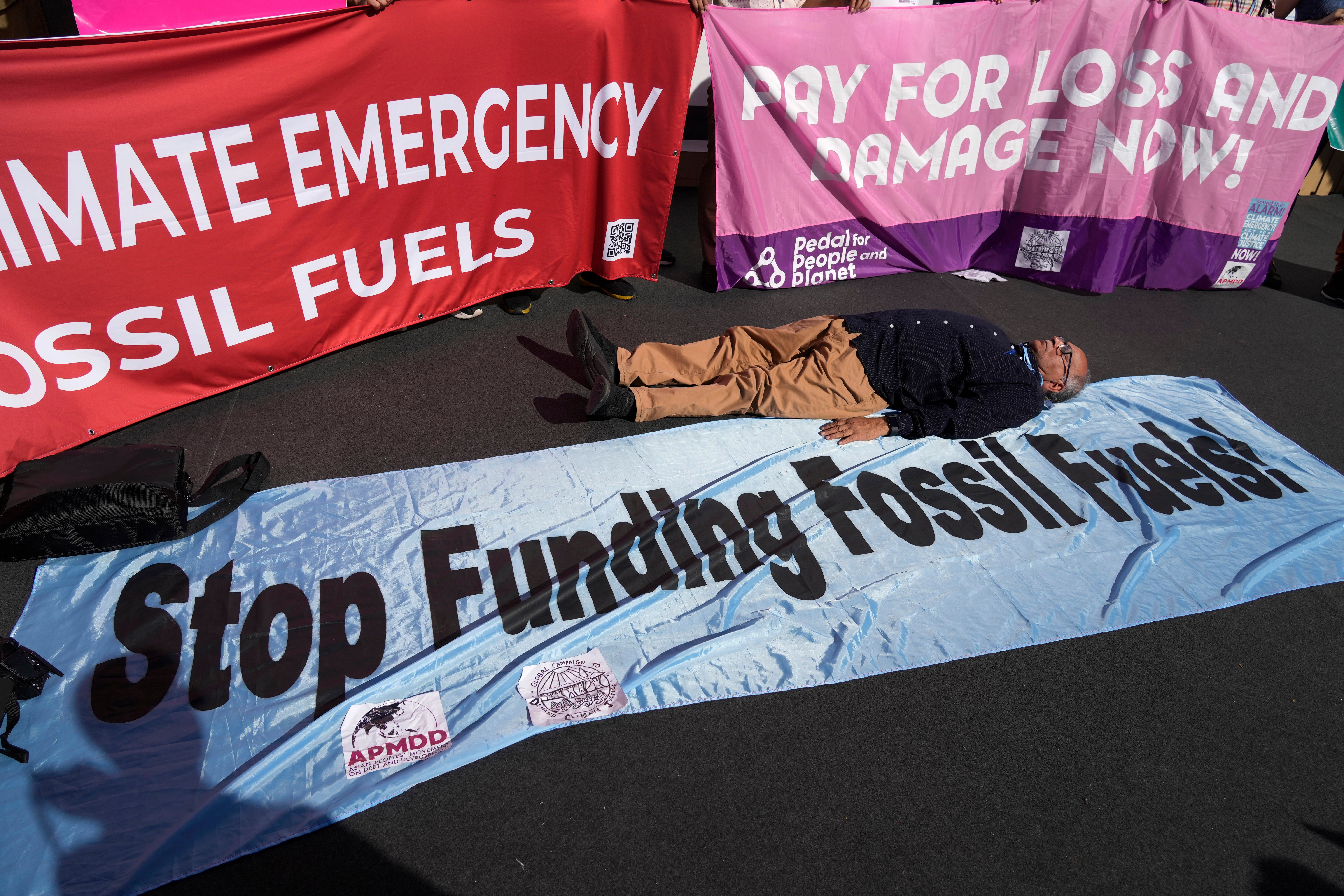 <p>File image: Last year’s Cop27 summit failed to include phase down of fossil in final deal </p>