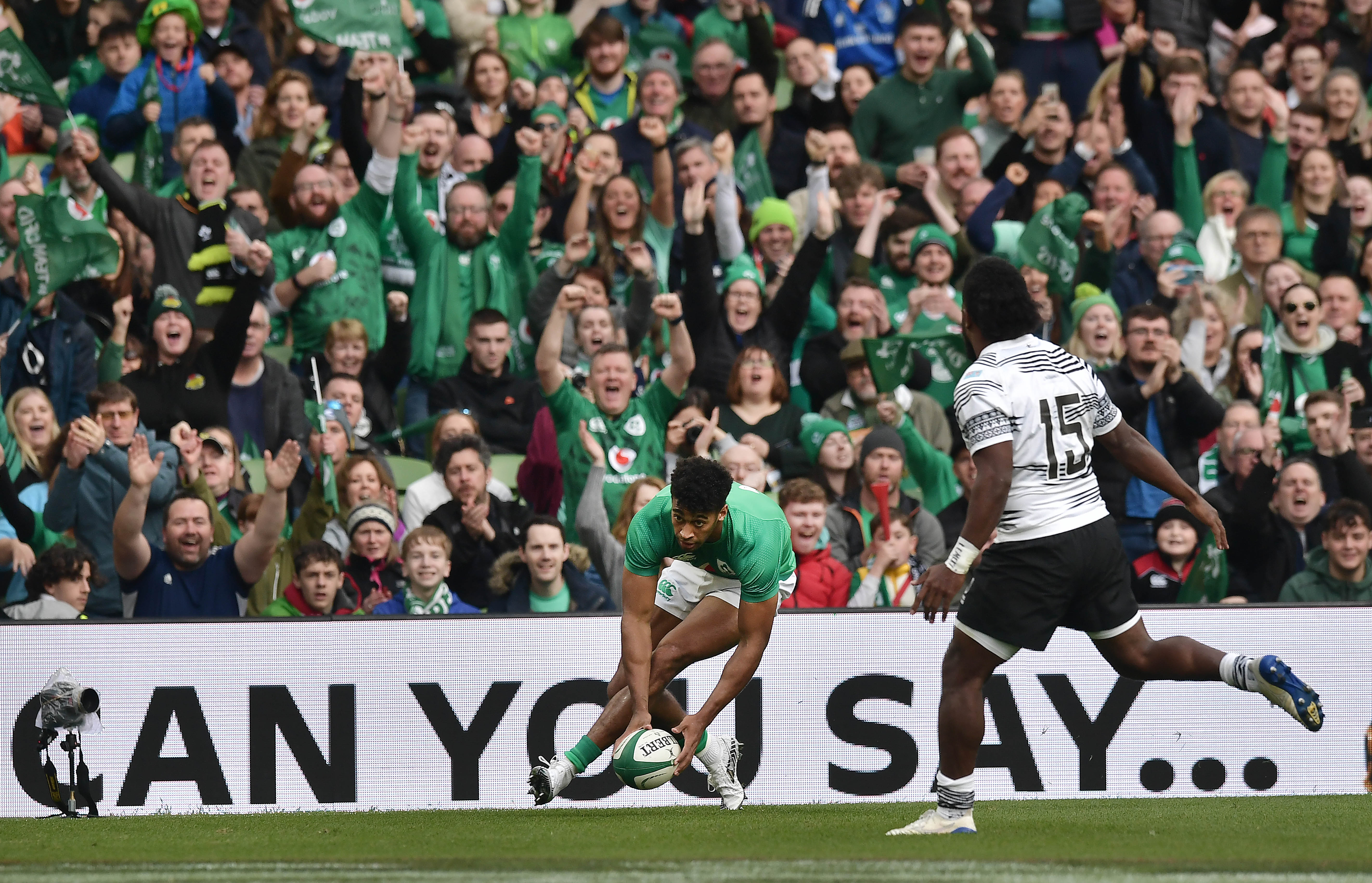 Robert Baloucoune got on the scoresheet for Ireland