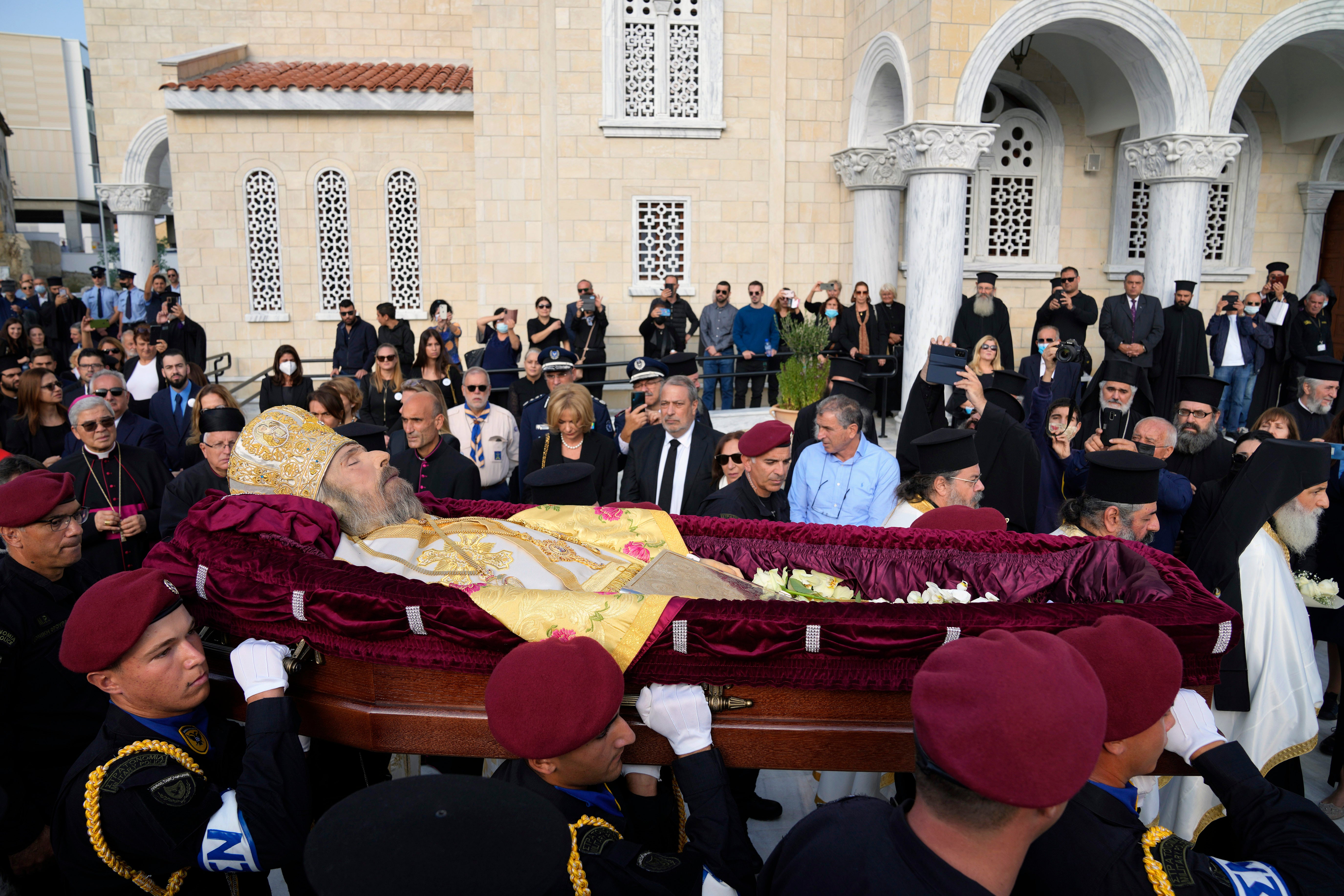 Cyprus Archbishop Funeral