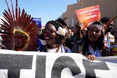 Hundreds protest for climate action at UN summit